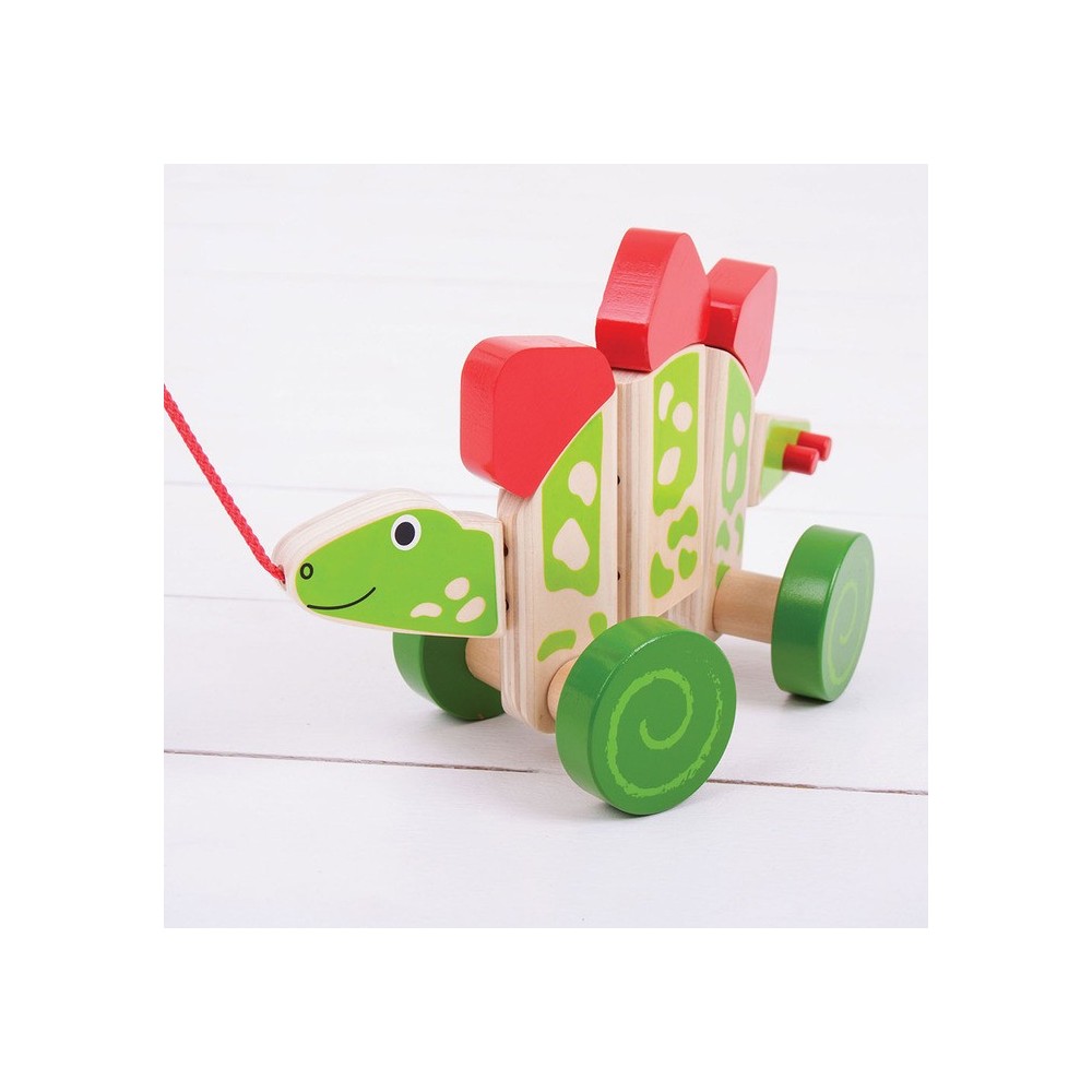 dinosaur pull along toy