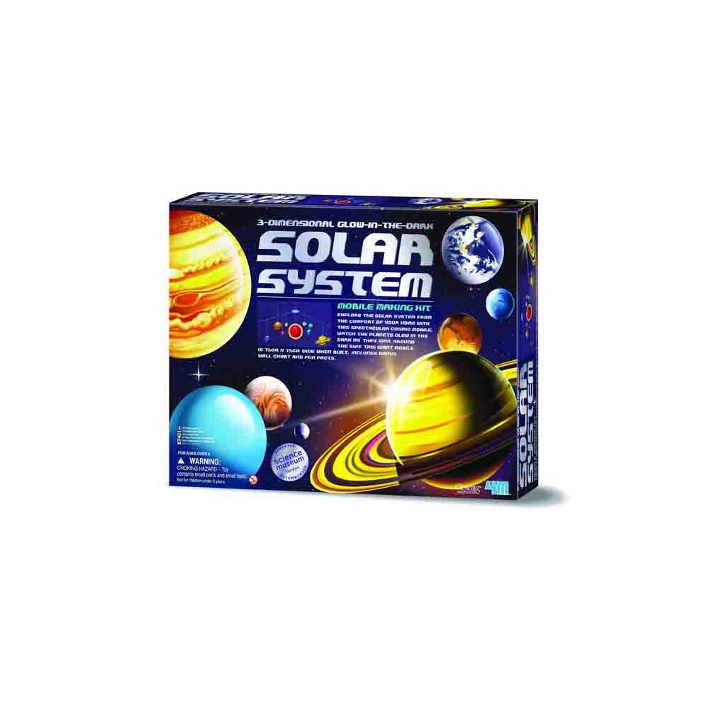 3 Dimensional Glow In The Dark Solar System Mobile Making