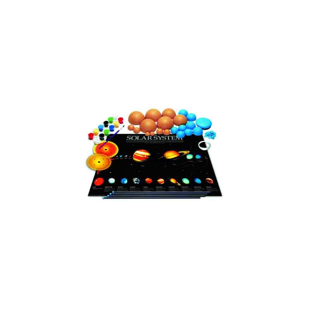 3 Dimensional Glow In The Dark Solar System Mobile Making Kit